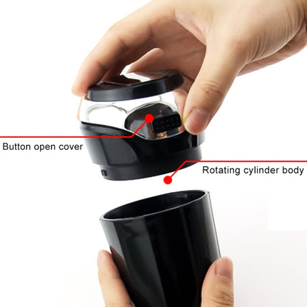 2 in 1 Universal Car Detachable Electronic Cigarette Lighter + Trash Rubbish Bin Ashtray