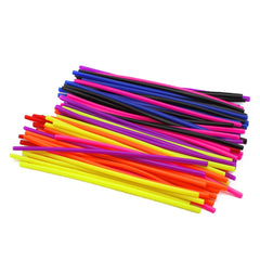72 PCS 24cm Colorful Wheel Modified Spoke Skin Cover Wrap Kit for Pipe Motorcycle / Motocross / Bike, Spoke Skin Cover Wrap