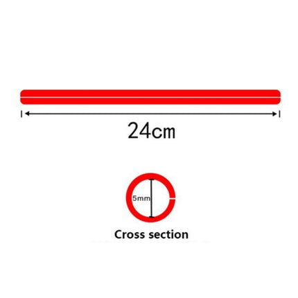 72 PCS 24cm Colorful Wheel Modified Spoke Skin Cover Wrap Kit for Pipe Motorcycle / Motocross / Bike