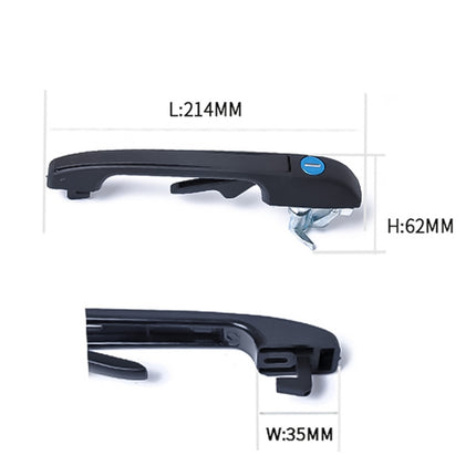 A0171 Front Door Left 191837206A and Right 193839205A Handle for Volkswagen Golf