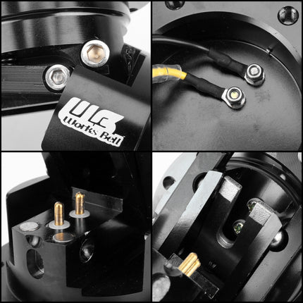 Car Tilt Racing Steering Wheel Quick Release Hub Kit Adapter Body Removable Snap Off Boss Kit