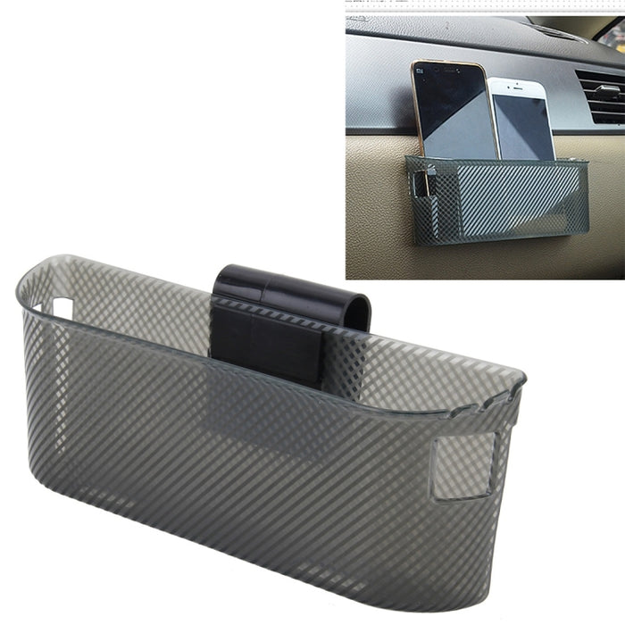 3R Car Auto Silicone Carrying Organizer Storage Vent Hanger Box Sticker Bag for Phone Coin Key and Other Small Items(Big Size), Big Size