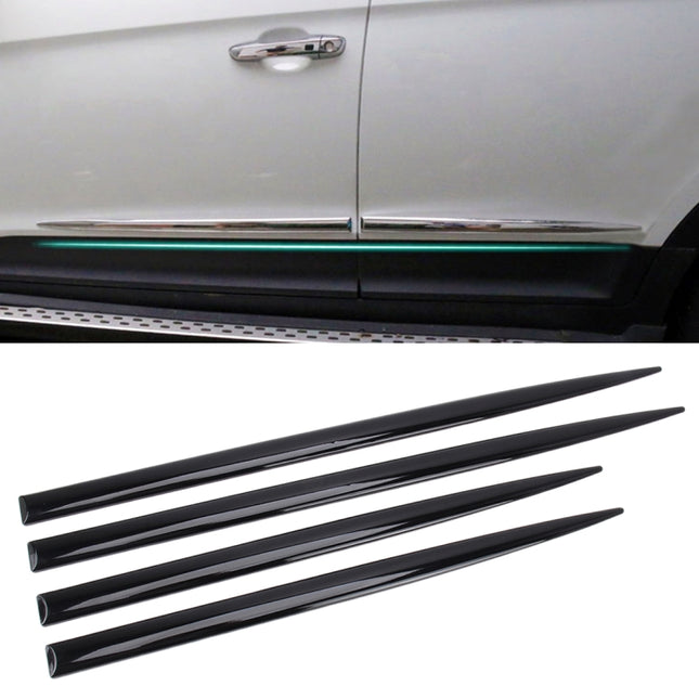 4 PCS Car Auto Door Side Edge Metal Anti-scratch Body Guard Protection Strip Sticker