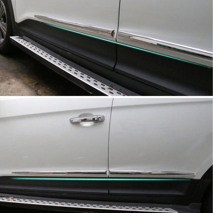 4 PCS Car Auto Door Side Edge Metal Anti-scratch Body Guard Protection Strip Sticker