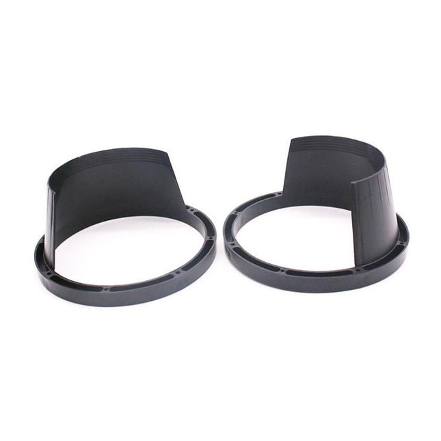2 PCS 6.5 inch Car Auto Loudspeaker Plastic Waterproof Cover with Protective Cushion Pad, Inner Diameter: 14.5cm