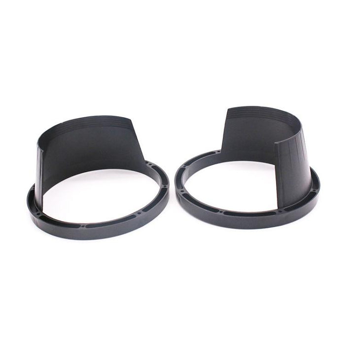 2 PCS 6.5 inch Car Auto Loudspeaker Plastic Waterproof Cover with Protective Cushion Pad, Inner Diameter: 14.5cm