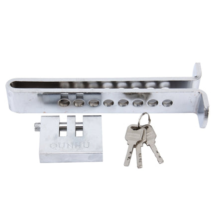 Car Auto Stainless Steel  Anti-theft Clutch Lock Car Brake Safety Lock Tool Accelerator Pedal Lock with Keys Suitable for Clutch Height Under 19.5cm, Clutch Height Under 19.5cm