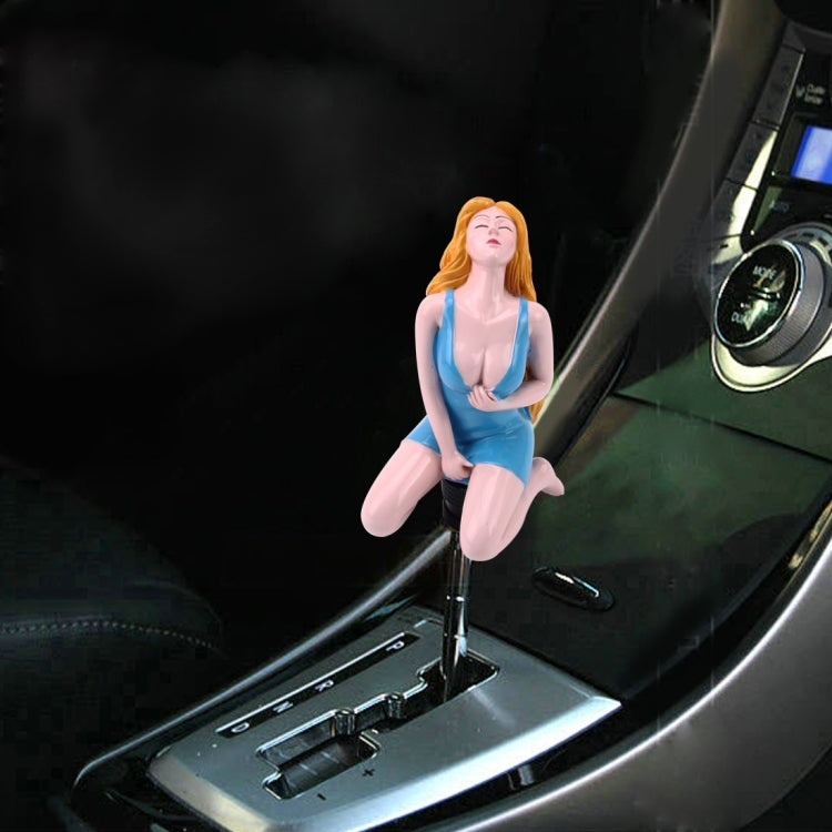 Universal Sexy Beauty Shape ABS Manual or Automatic Gear Shift Knob  with Three Rubber Covers Fit for All Car