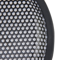 8 inch Car Auto Metal Mesh Black Round Hole Subwoofer Loudspeaker Protective Cover Mask Kit with Fixed Holder, 8 Inch
