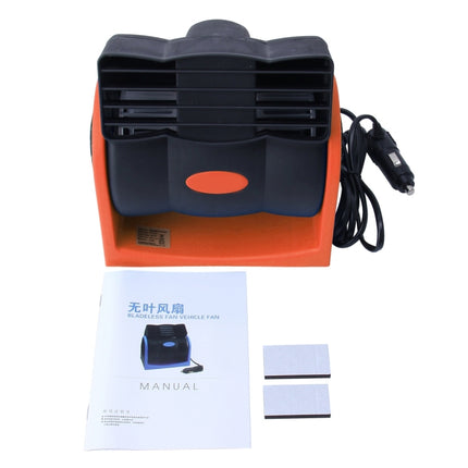 HX-T302 DC 24V 7W Portable Vehicle Cooling Fan Low Noise Silent Cooler Air Conditioner, 2 Speeds Adjustable, Random Color Delivery, HX-T302 24V