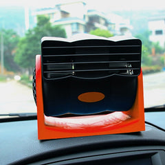 HX-T302 DC 24V 7W Portable Vehicle Cooling Fan Low Noise Silent Cooler Air Conditioner, 2 Speeds Adjustable, Random Color Delivery, HX-T302 24V