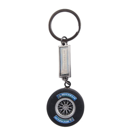 Car Metal Key Holder With Adoreable Car Shock Absorber Shape Decoration