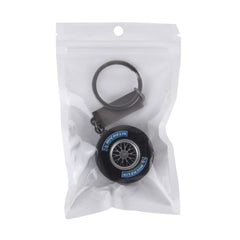 Car Metal Key Holder With Adoreable Car Shock Absorber Shape Decoration