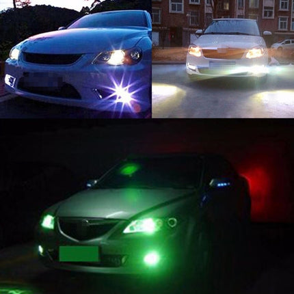 2 PCS 2W Car Auto Eagle Eyes Fog Light Turn Light with 12 SMD-4014 LED Lamps, DC 12V Cable Length: 55cm