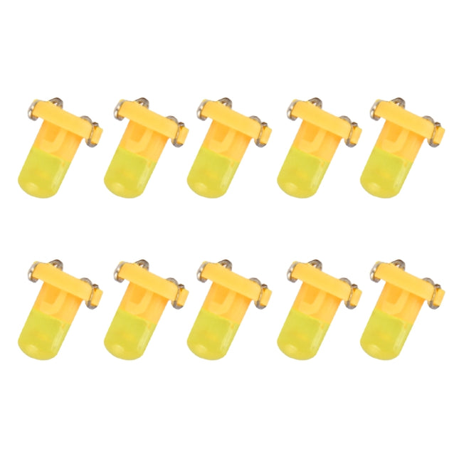 10 PCS 2W T3 Wedge Instrument Panel LED Light Dashboard Gauge Cluster Indicator Lamp Bulb, 2W T3, T3