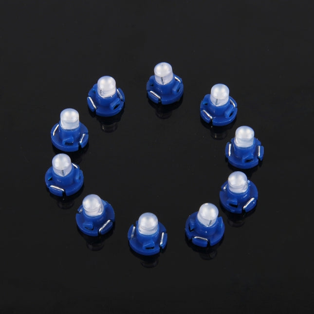 10PCS 2W T4.2 Wedge Instrument Panel LED Light Dashboard Gauge Cluster Indicator Lamp Bulb, 2W T4.2, T4.2