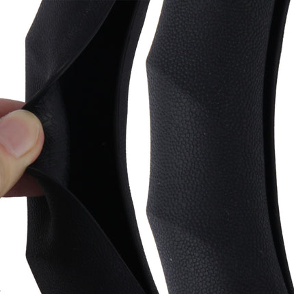 Distorted Lines Texture Universal Rubber Car Steering Wheel Cover Sets Four Seasons General