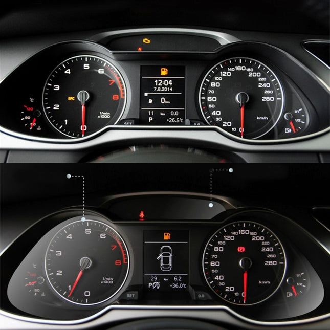 Car-Styling Auto Protection Covers Accessories Car Dashboard Protective Film 99% Light Transmitting for Audi A4L, For Audi A4L