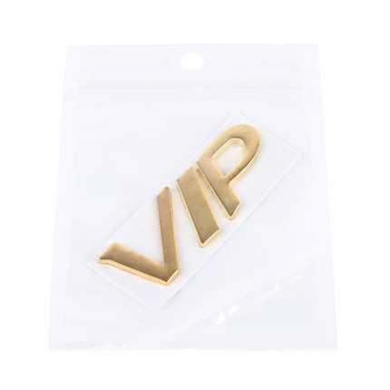 VIP Shape Shining Metal Car Free Sticker