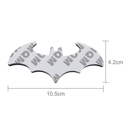 Bat Shape Shining Metal Car Free Sticker, Bat, Shining Bat, Bat Flying