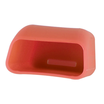 Safe Rubber Car Seat Belt Clips Locking Buckles Protective Cover, Orange, Green, Blue, Red, Black