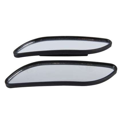 3R-067 2 PCS Car Blind Spot and Wide Rear View Wide Angle Adjustable Mirror, 3R-067 (Black)