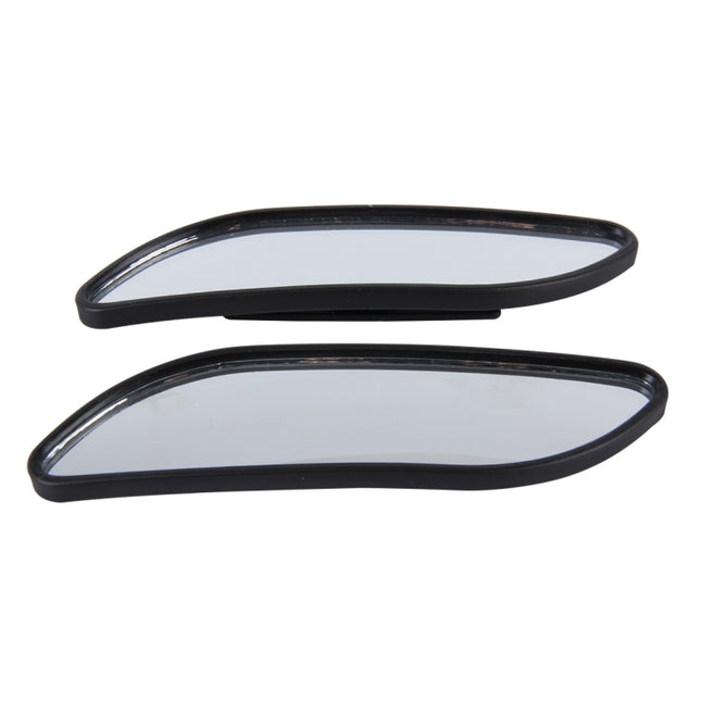 3R-067 2 PCS Car Blind Spot and Wide Rear View Wide Angle Adjustable Mirror, 3R-067 (Black)