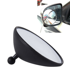 3R-098 Car Blind Spot Rear View Wide Angle Mirror, Diameter: 9.8cm, 3R-098 (Black)
