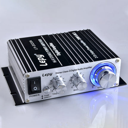 LP-2020A Car / Household HIFI Amplifier Audio, Support MP3, UK Plug with 3A Power Supply, UK Plug