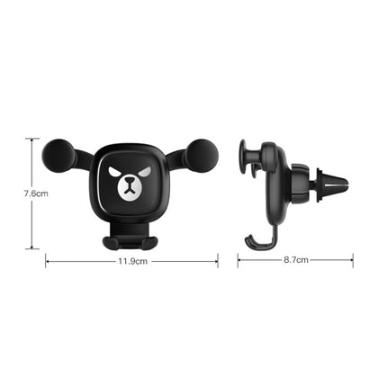 Big Eyes Pattern Gravity Cartoon Air Vent Car Mount Phone Holder