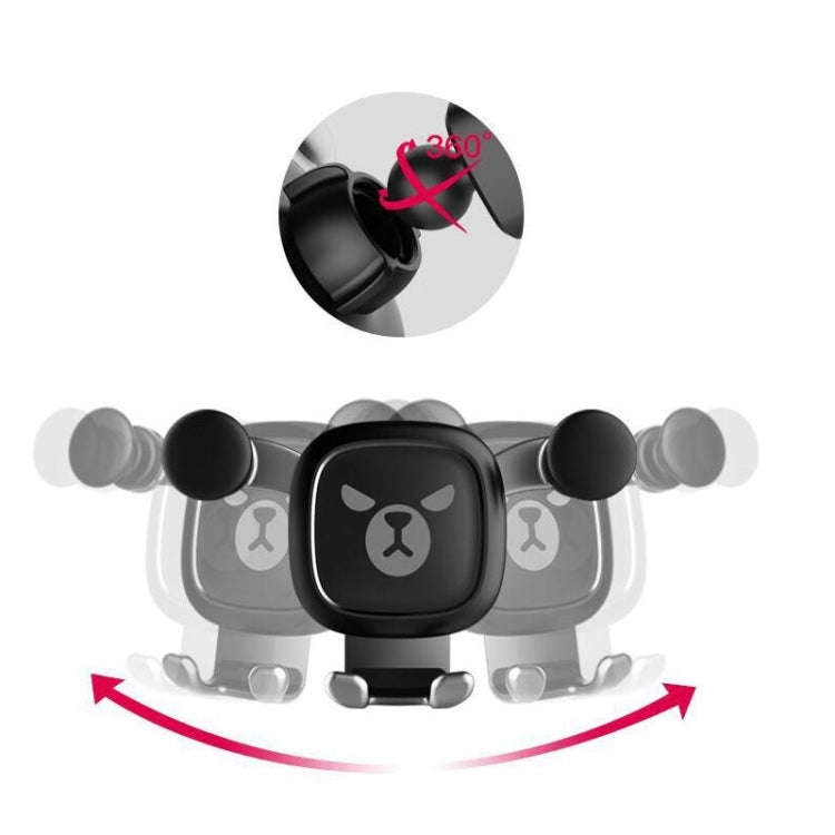 Big Eyes Pattern Gravity Cartoon Air Vent Car Mount Phone Holder