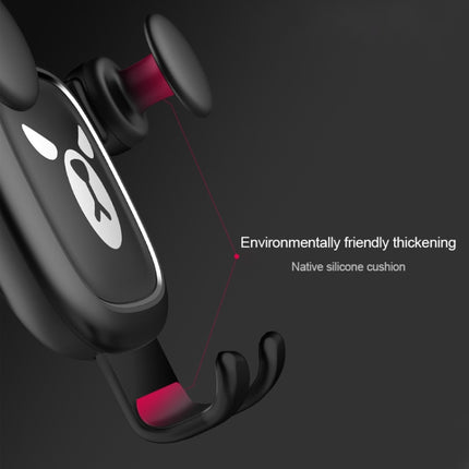 Big Eyes Pattern Gravity Cartoon Air Vent Car Mount Phone Holder