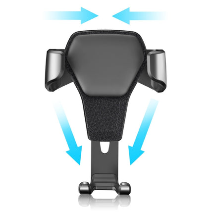 Litchi Texture Gravity Car Mount Phone Holder