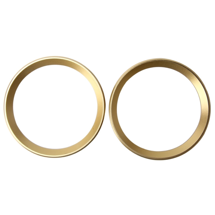 2 PCS Car Logo Decorative Circle Steering Wheel Decoration Ring Sticker Logo Car Styling Modification Car Front Logo Ring Decoration Rear Cover Trim Hood Emblem Rings for BMW 5 Series
