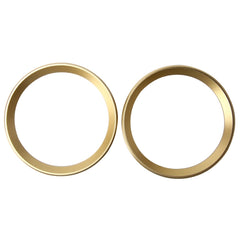 2 PCS Car Logo Decorative Circle Steering Wheel Decoration Ring Sticker Logo Car Styling Modification Car Front Logo Ring Decoration Rear Cover Trim Hood Emblem Rings for BMW 5 Series