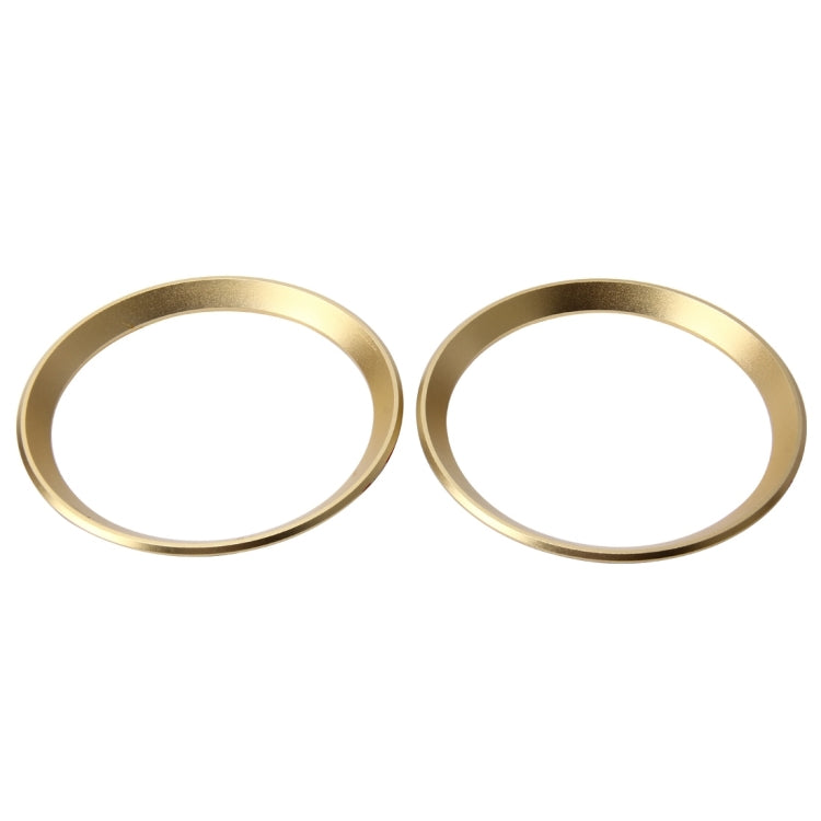 2 PCS Car Logo Decorative Circle Steering Wheel Decoration Ring Sticker Logo Car Styling Modification Car Front Logo Ring Decoration Rear Cover Trim Hood Emblem Rings for BMW 5 Series