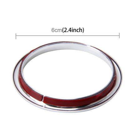 4 PCS Car Outlet Decorative Rings Aluminum Alloy Air Outlet Chrome Trim Ring Car Dashboard  Air Vents Cover Sticker Decoration for Audi A3, For Audi A3