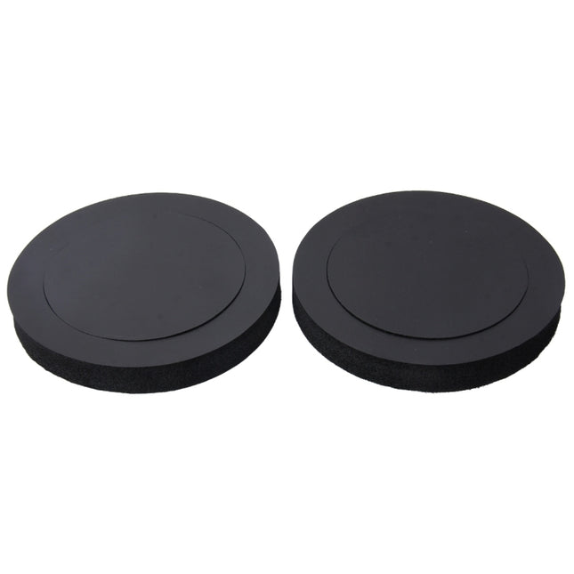 2 PCS Car Sound Insulation Speaker Soundproof Cotton with Self Adhesive Car Sound Insulation Cotton, Outer Diameter : 19.5 cm, Inner Diameter: 14.3 cm