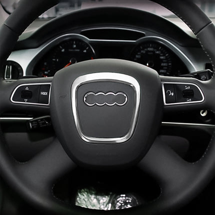 Car Auto Steering Wheel Decorative Ring Cover Trim Sticker Decoration for Audi