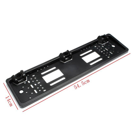 PZ300L-W Wireless Europe Car License Plate Frame Parking Sensors Reversing Radar with 3 Radar Detector, PZ300L-W