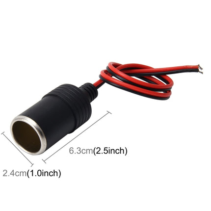 DC 12V Car Cigarette Lighter Power Plug Socket, Extension Cord Cable Length: 35 cm