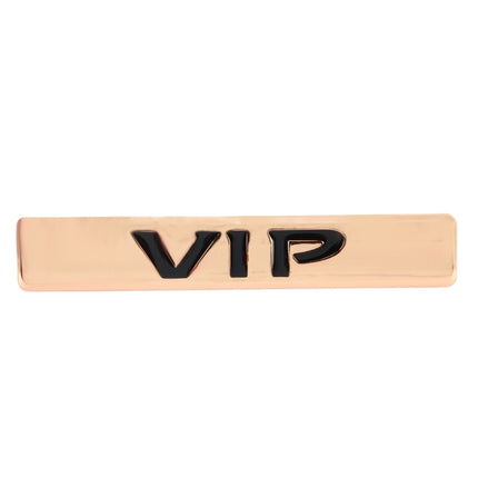 Auto VIP Sticker  VIP Label Car Stickers 3D Metal Fashion VIP Logo Car Stickers,Size:9.5*1.5cm