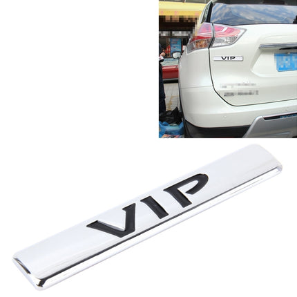Auto VIP Sticker  VIP Label Car Stickers 3D Metal Fashion VIP Logo Car Stickers,Size:9.5*1.5cm