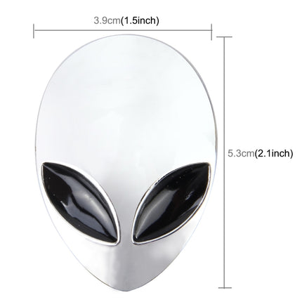 Wizard Head Shape Auto Sticker 3D Metal Fashion Car Stickers