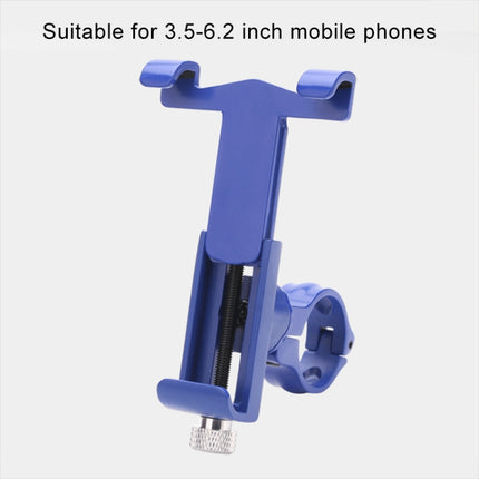 360 Degree Rotatable Aluminum Alloy Phone Bracket for Bicycle, Suitable for 50-100mm Device