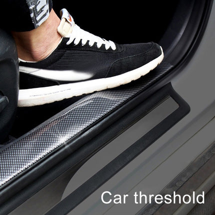 Universal Car Door Threshold Decoration Strip Decorative Sticker, Size : 5CM x 3M, Size : 5CM x 3M(White), Size : 5CM x 3M(Black), Size : 5CM x 3M(Blue), Size : 5CM x 3M(Red)