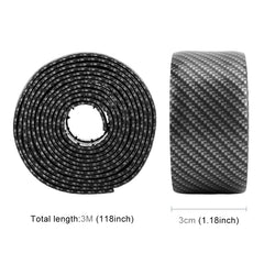 Universal Car Door Threshold Decoration Strip Decorative Sticker, Size : 3CM x 3M