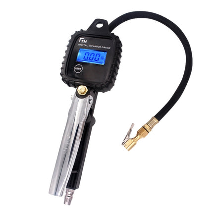 Car Multi-functional Digital LCD Display Tire Air Pressure Inflator Gauge Vehicle Tester Inflation Monitoring
