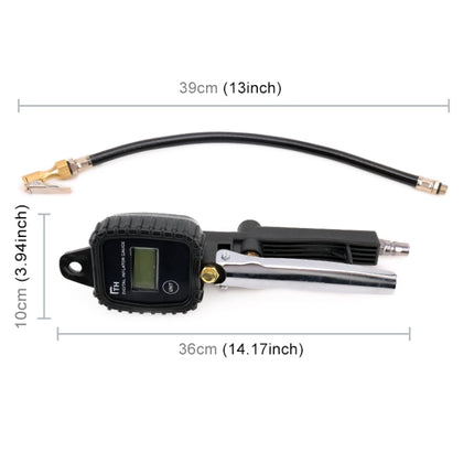 Car Multi-functional Digital LCD Display Tire Air Pressure Inflator Gauge Vehicle Tester Inflation Monitoring