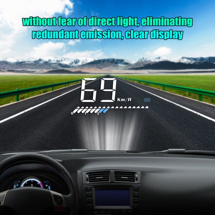 M7 3.5 inch Universal Car OBD2 + GPS HUD Vehicle-mounted Head Up Display Fuel Consumption